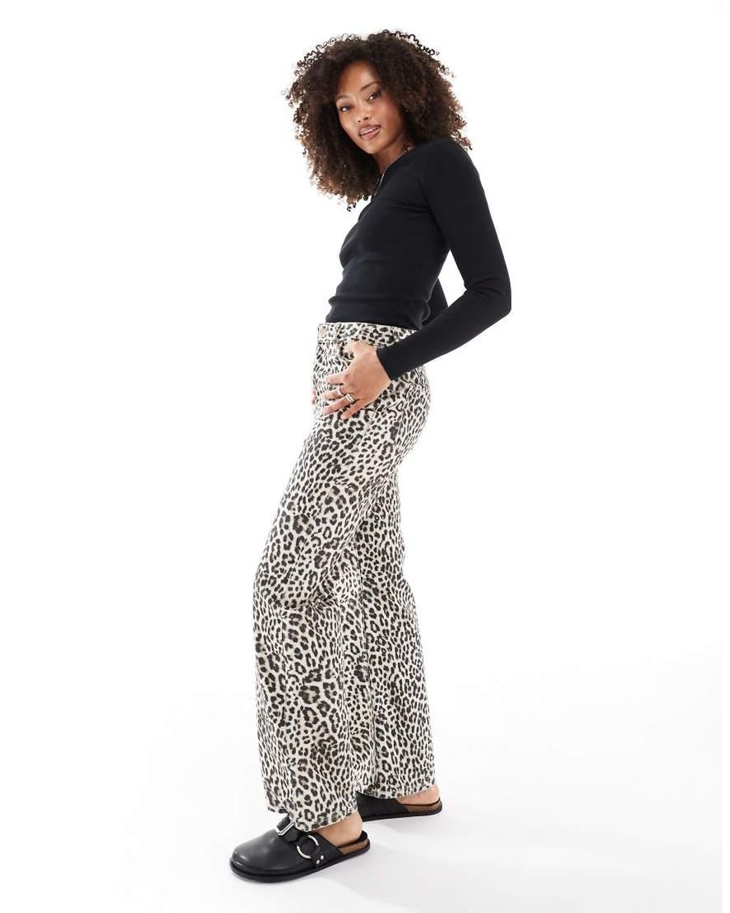 Vero Moda Black Long Sleeve Baby Rib Top