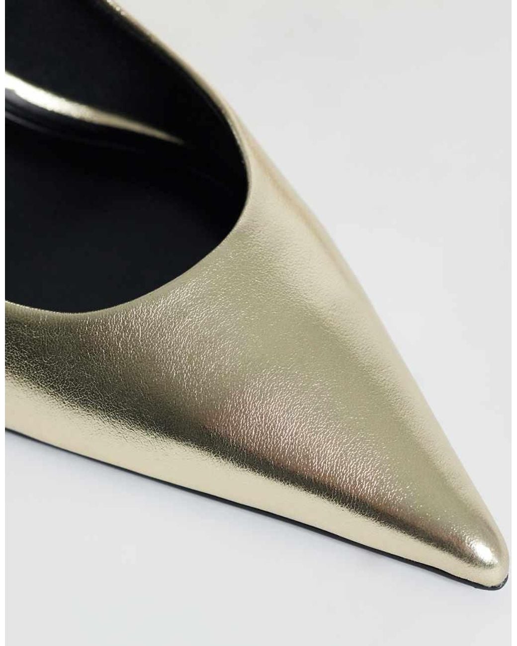 ASOS White Shade Slingback Kitten Heels