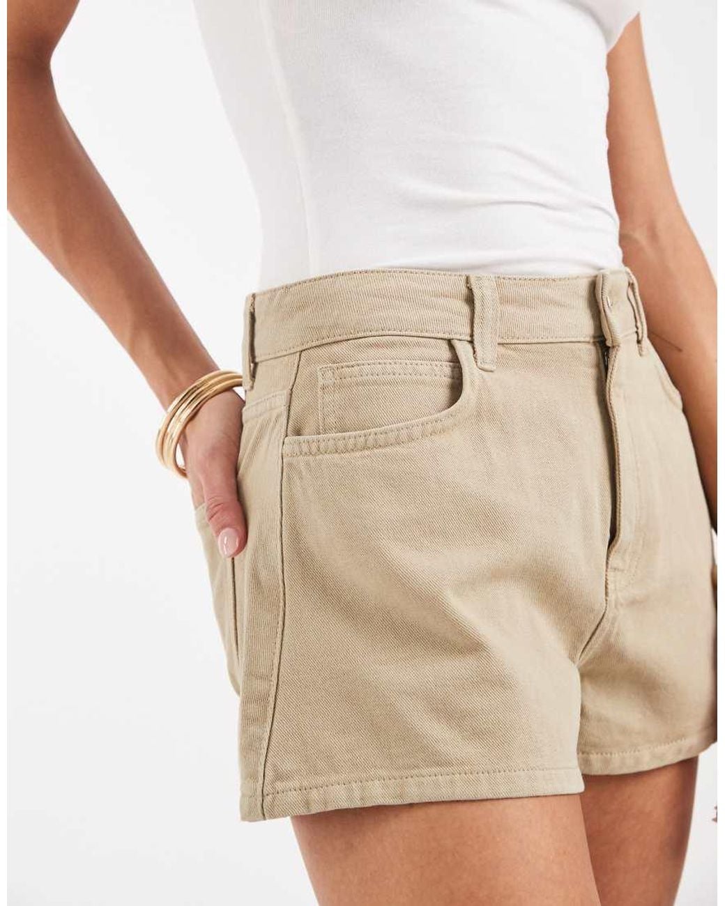 ASOS Natural A Line Shorts