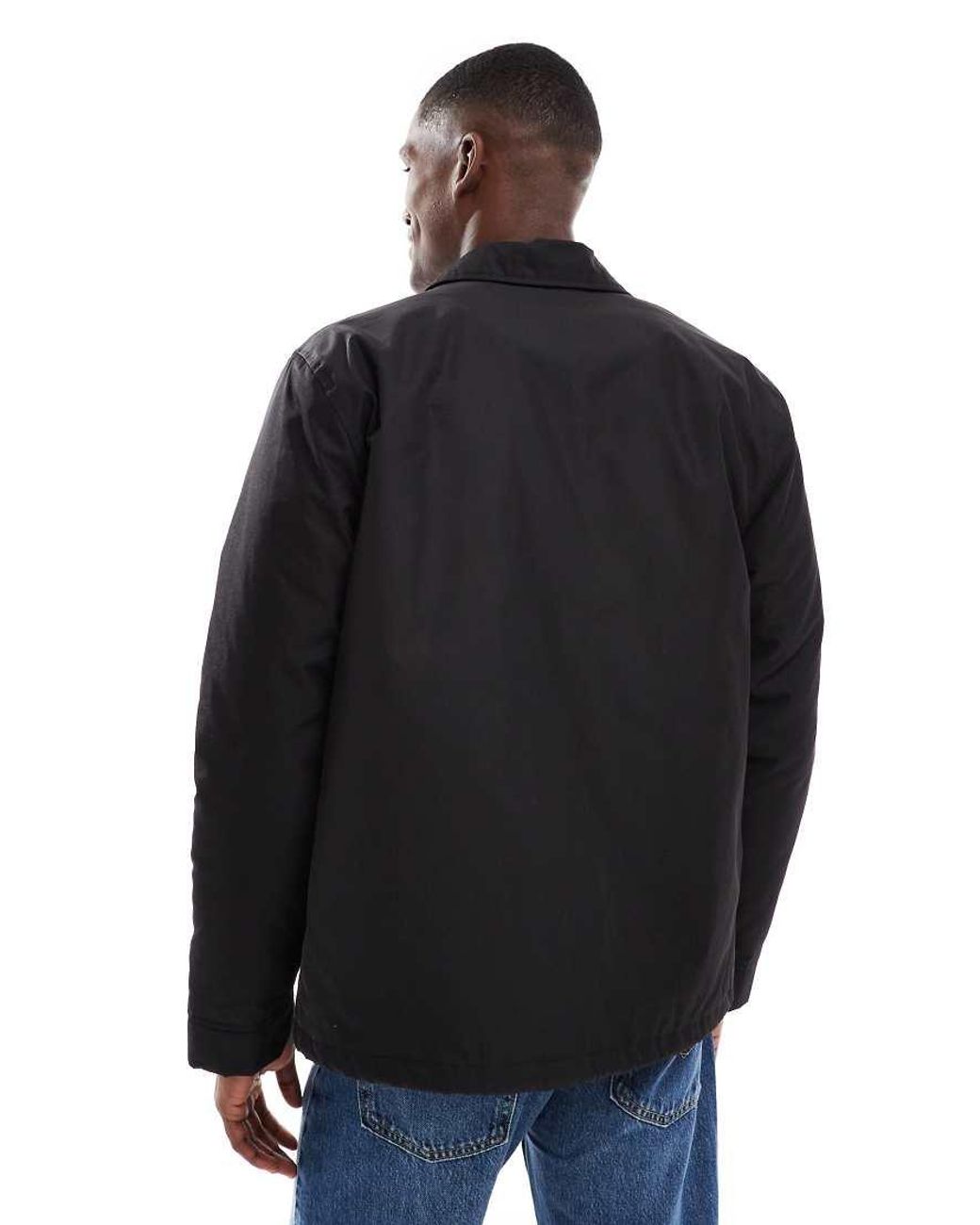 New Look Blue Padded Coach Jacket for men