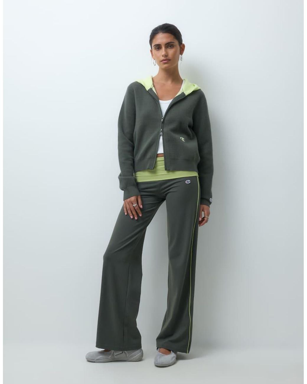 Champion Green Future Memories Fold Over Waistband Pants