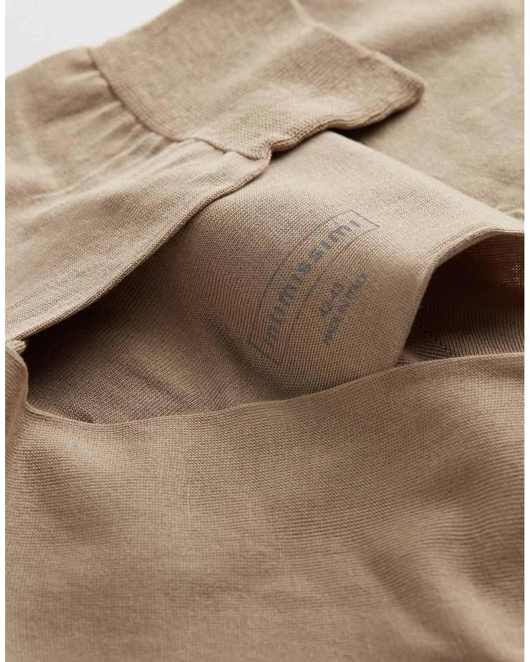 Intimissimi White Short Sateen Cotton Lisle Socks for men