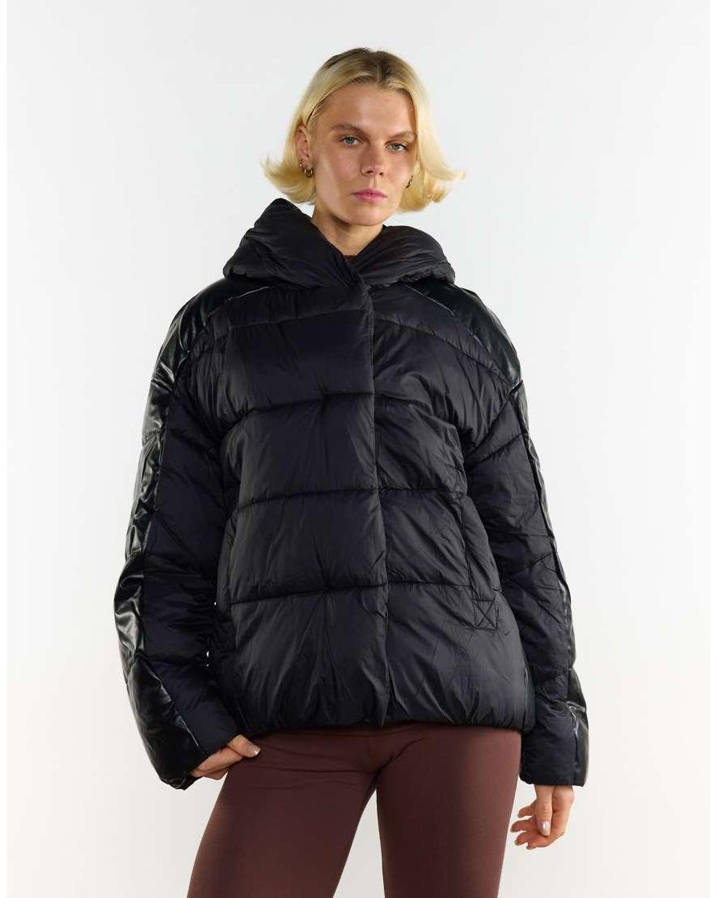 agon® Blue Hooded Puffer Jacket