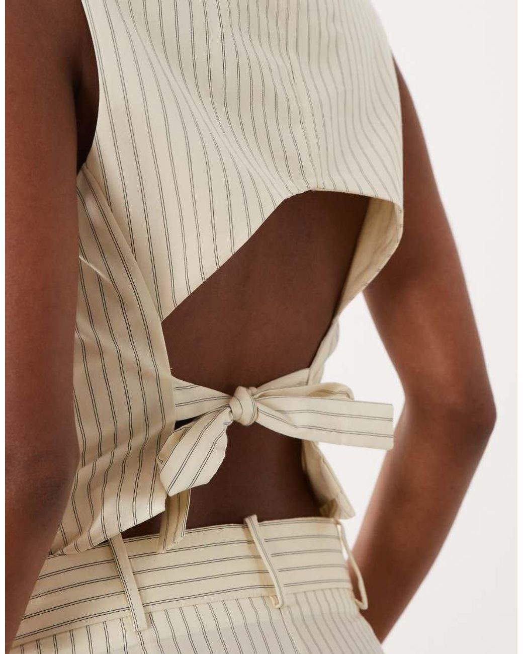 Mango Natural Michy Waistcoat Co-Ord