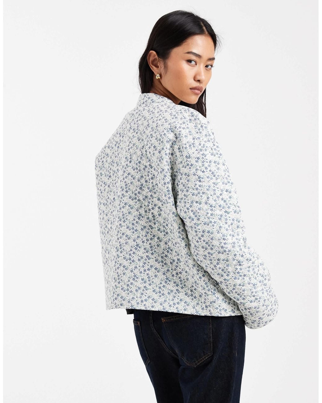ONLY Gray Quilted Jacket