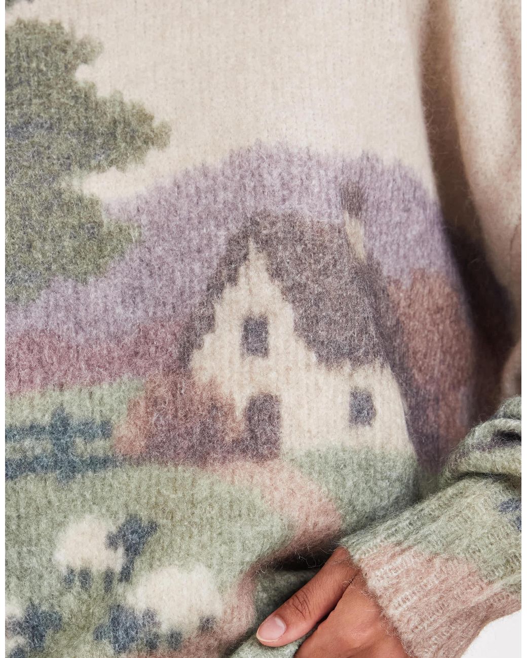 Muse Assembly Gray Strickpullover mit grafik
