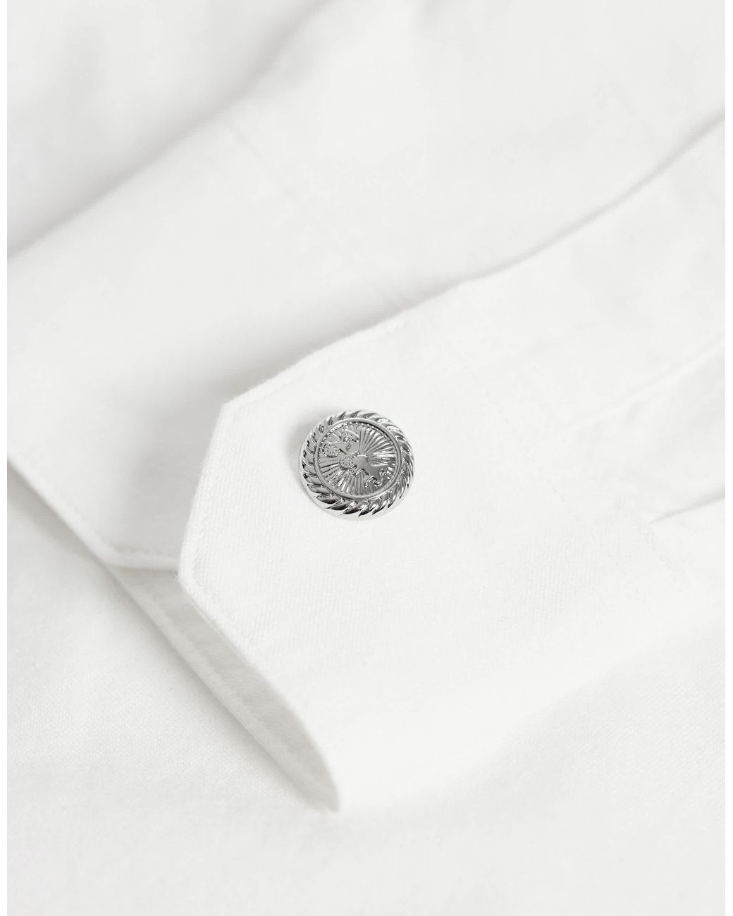 Chariot - boutons ASOS pour homme en coloris White