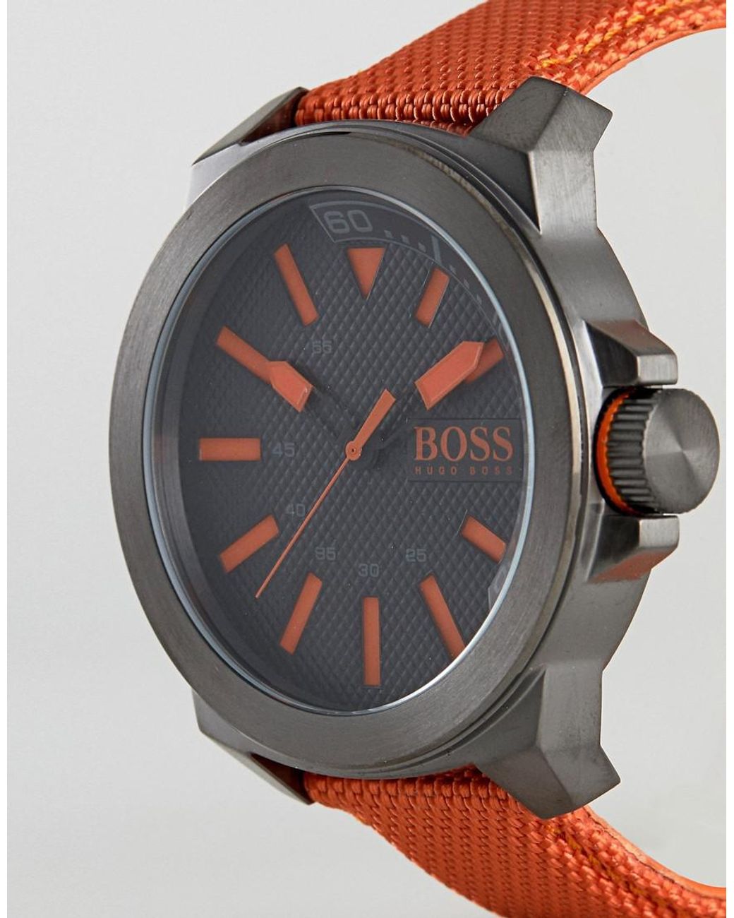 Nacht Scepticisme beeld BOSS Orange By Hugo Boss New York Watch With Orange Strap for Men | Lyst