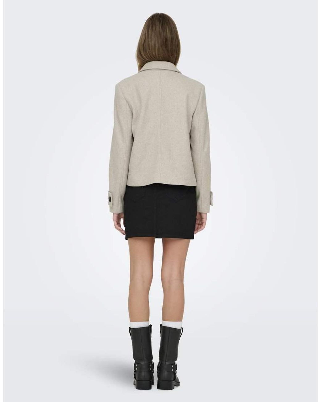 ONLY Natural Wool Look Short Jacket