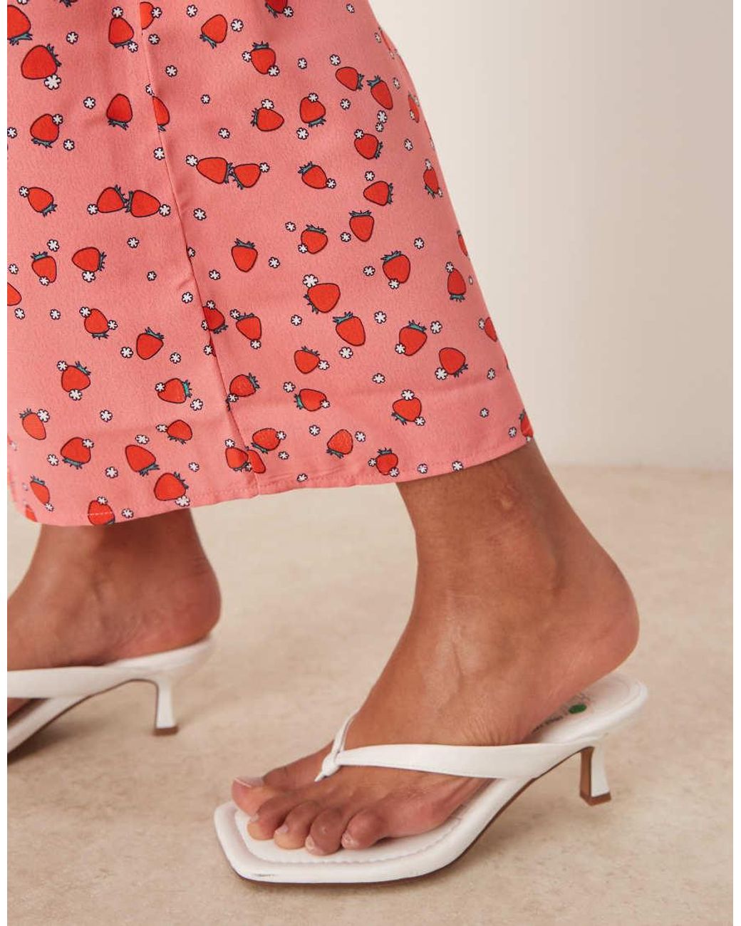 Glamorous Pink Bias Cut Midi Skirt