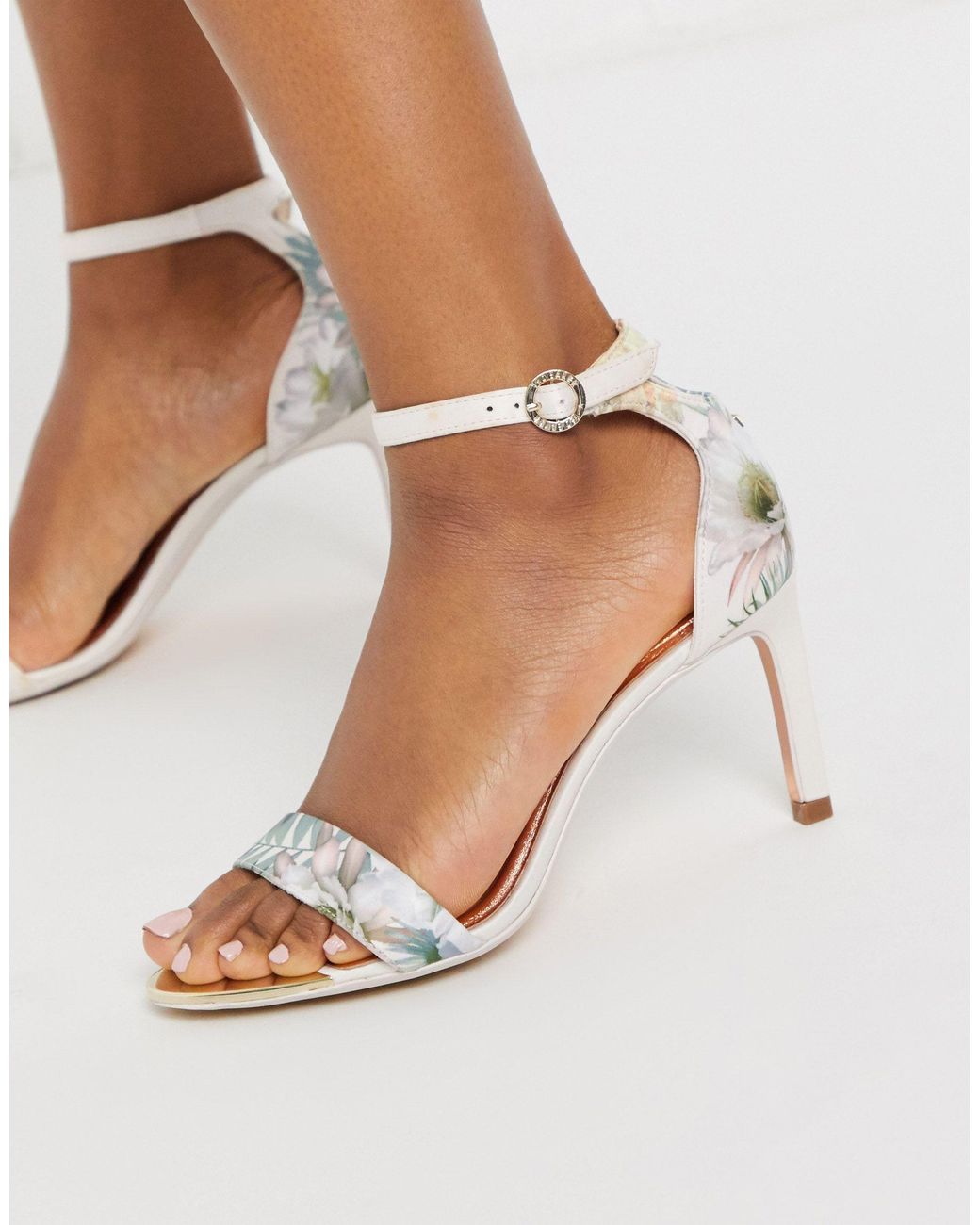 ted baker barely there heeled sandals