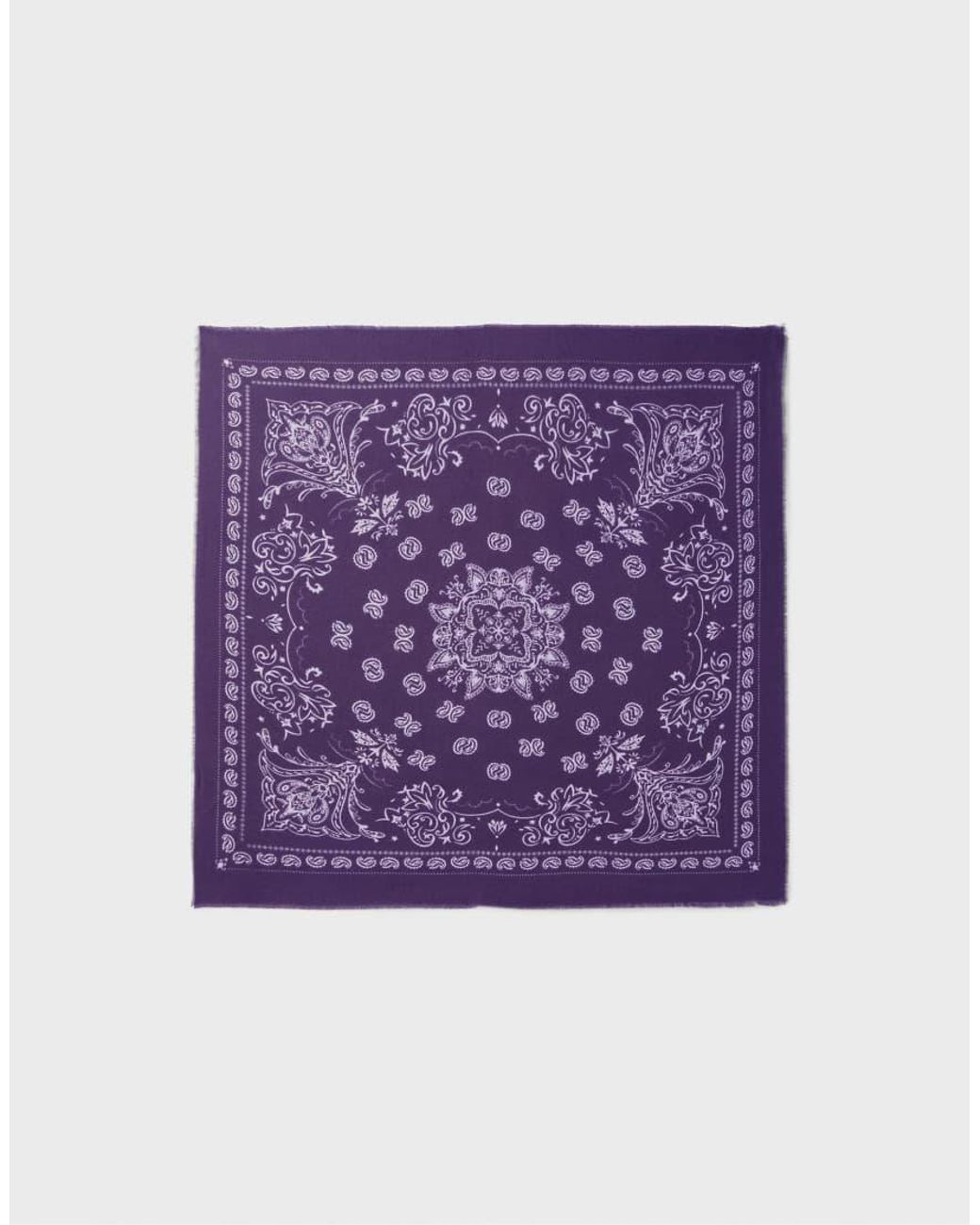 Stradivarius Purple Cashmere-Effect Scarf