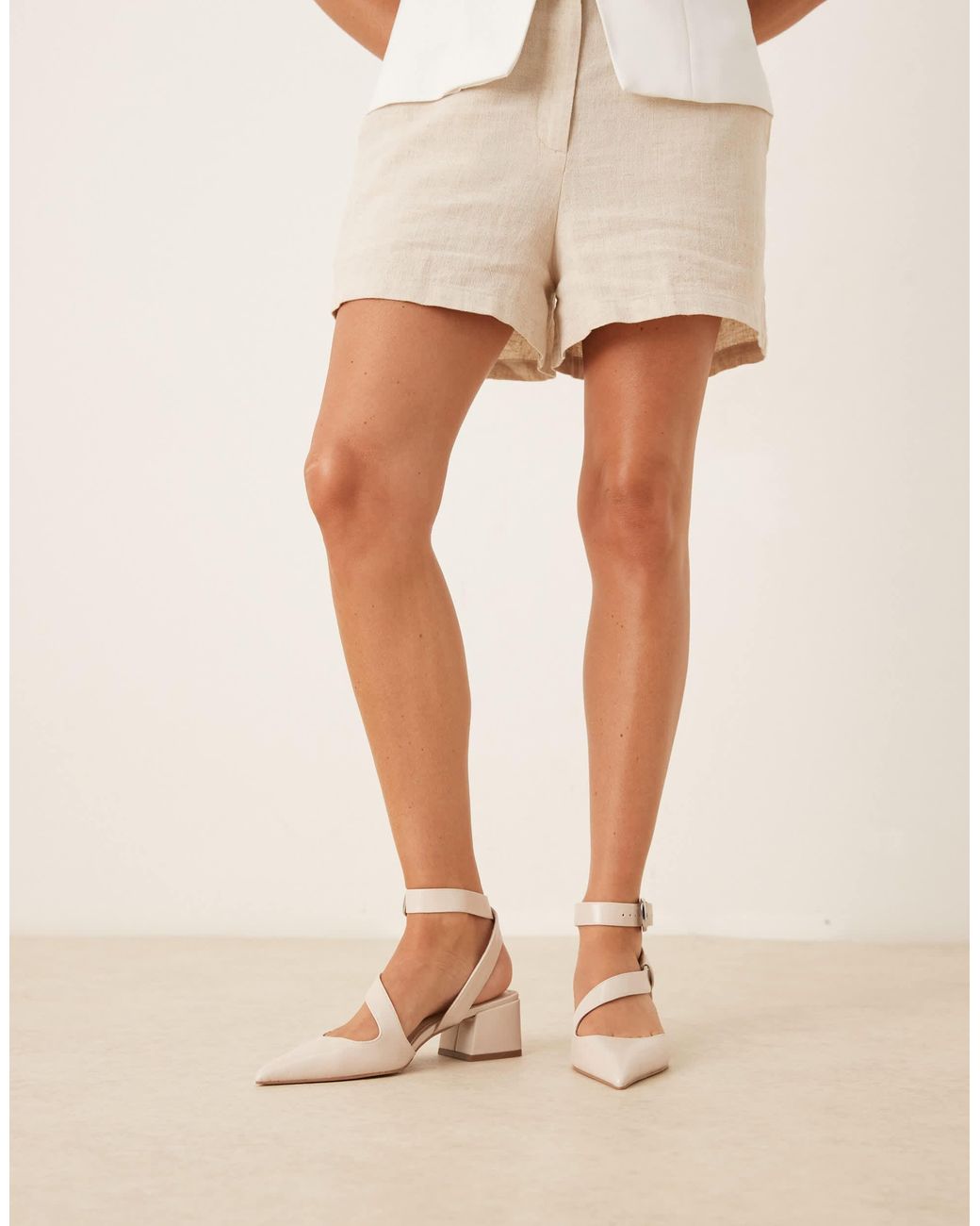 ASOS Natural – skye – schuhe