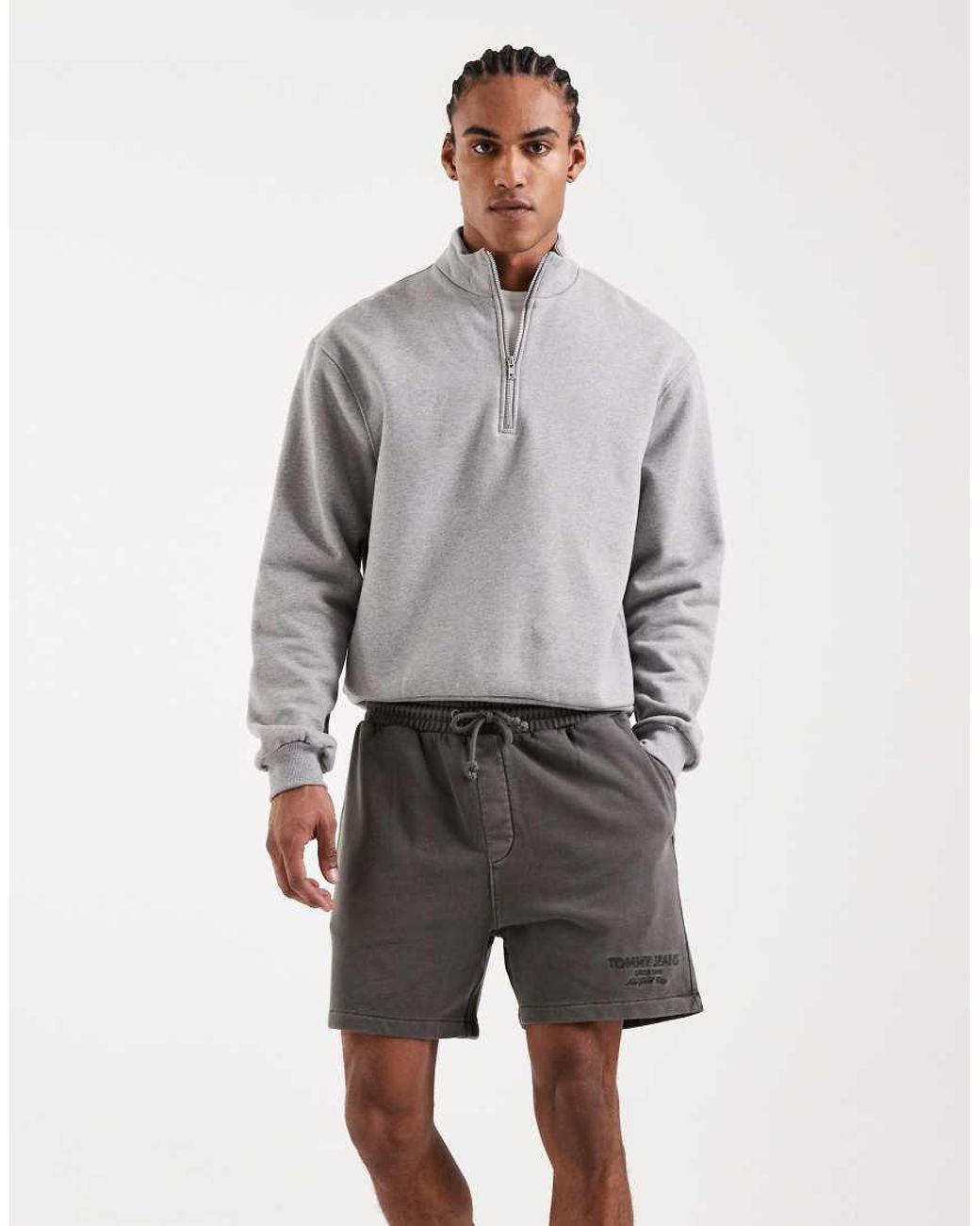 Tommy Hilfiger Gray New Classics Shorts for men