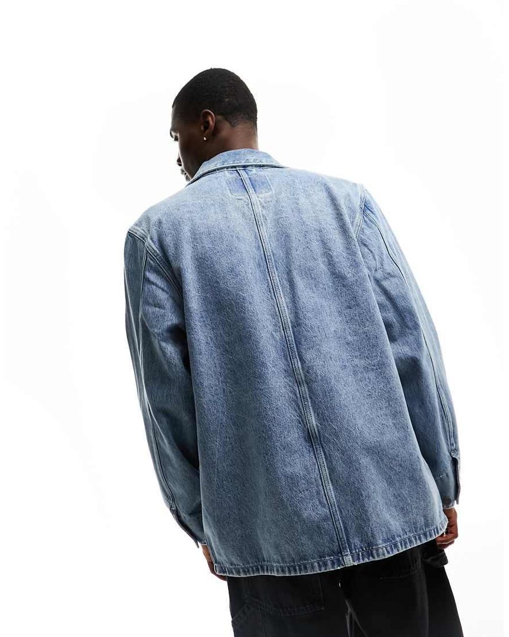Levi's Blue Broadway Engineer Denim Jacket for men