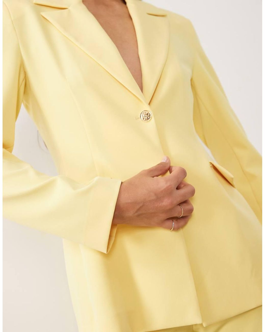 ASOS Yellow Tailored Blazer