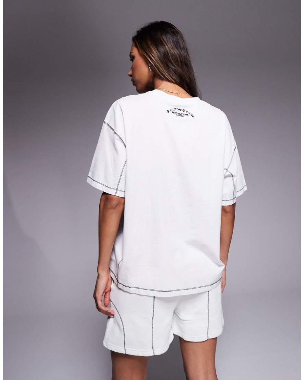 Good For Nothing White Vintage Oversized T-Shirt