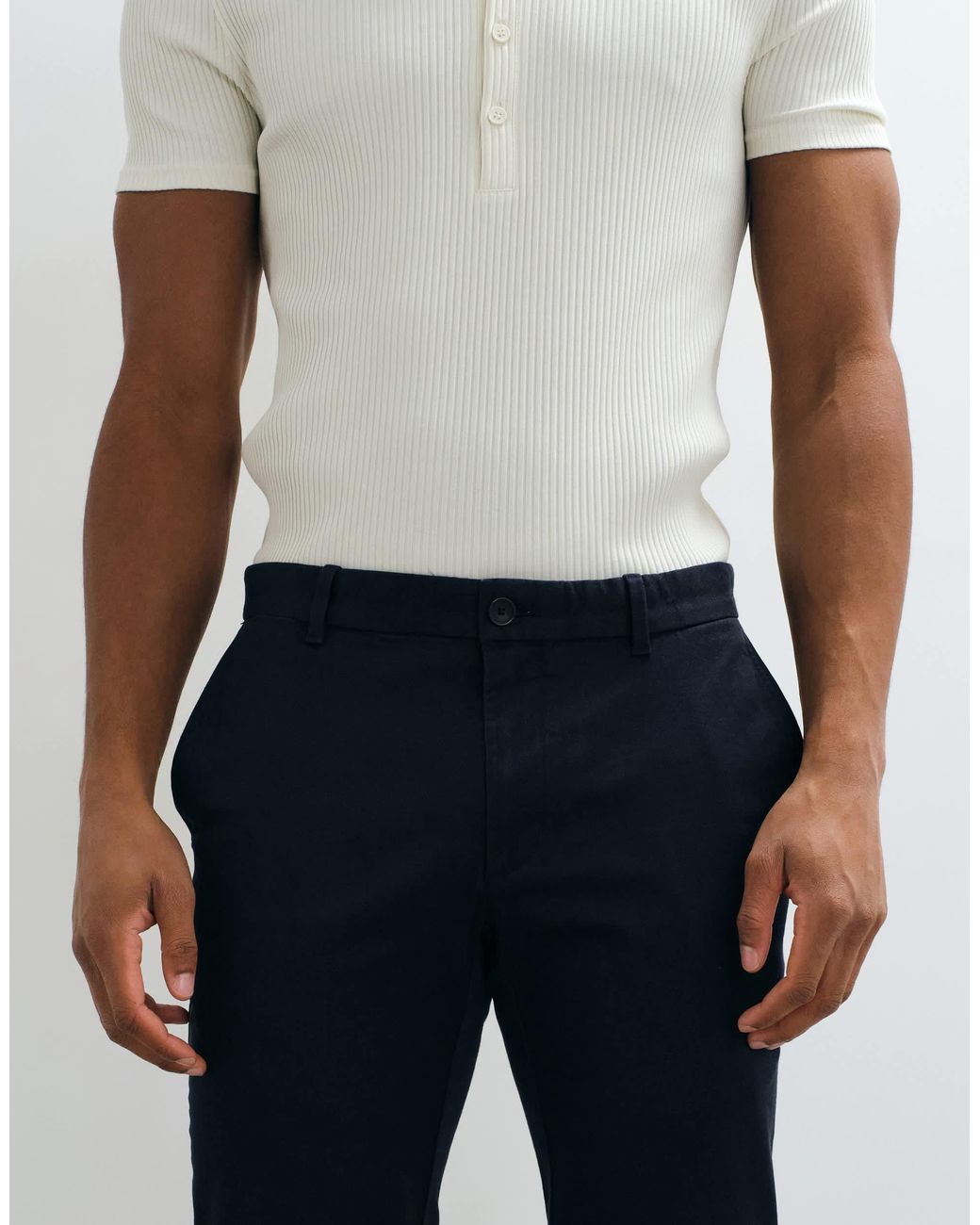 Mango White Chino for men