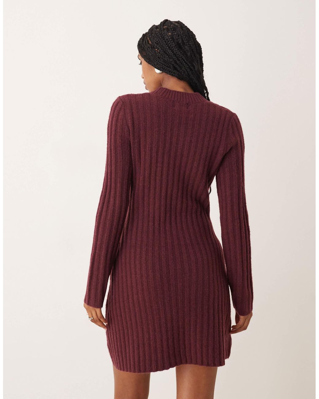 ASOS Knit Structured Mini Dress