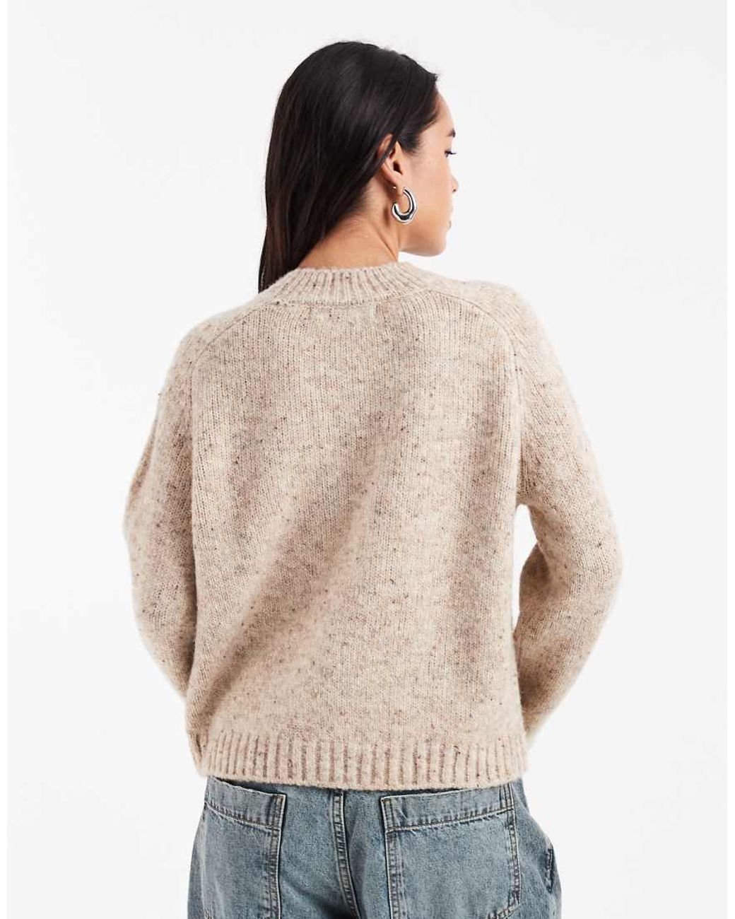 Vero Moda Natural Oversized Chunky Jumper