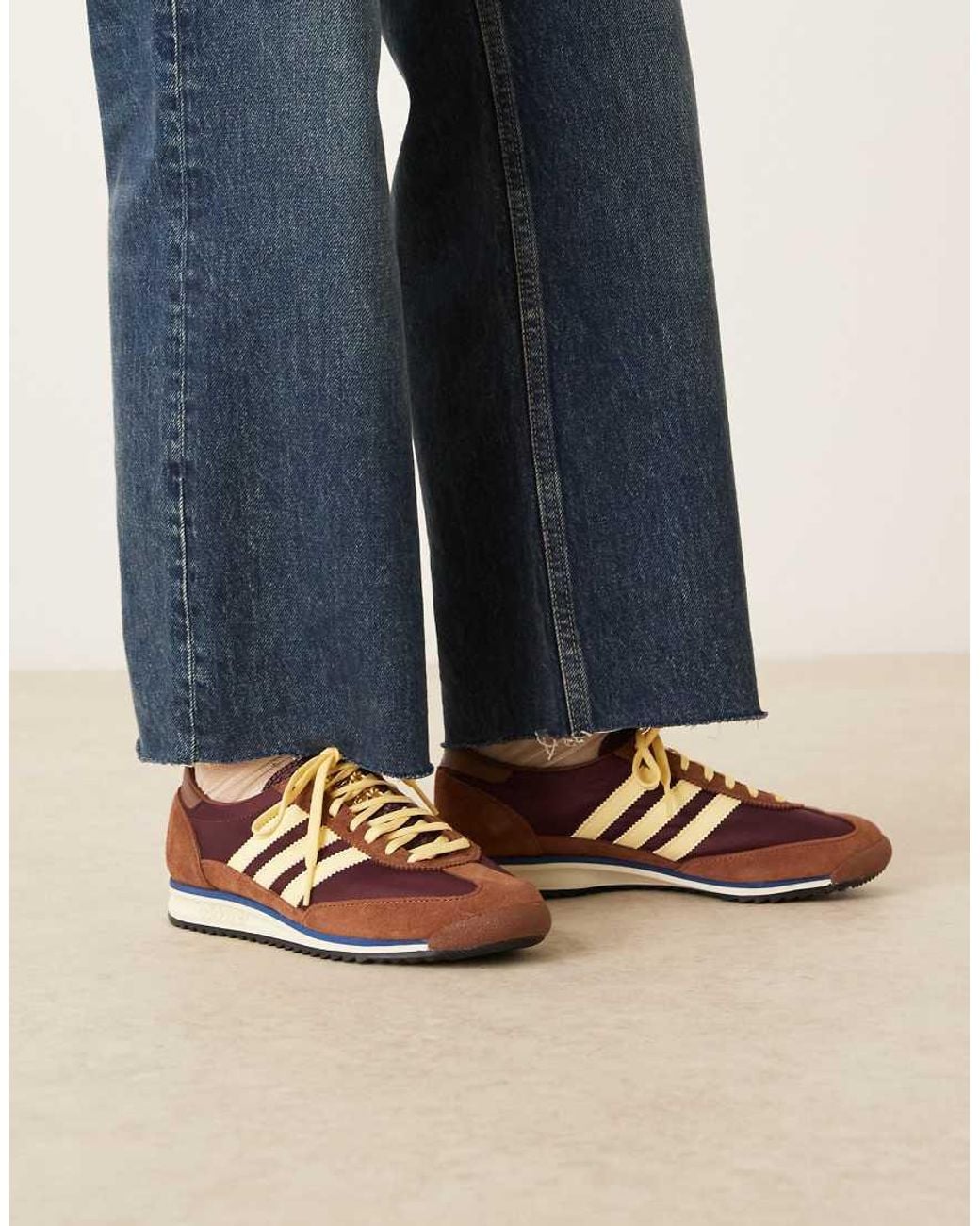 Adidas Originals White Sl 72 Og Trainers