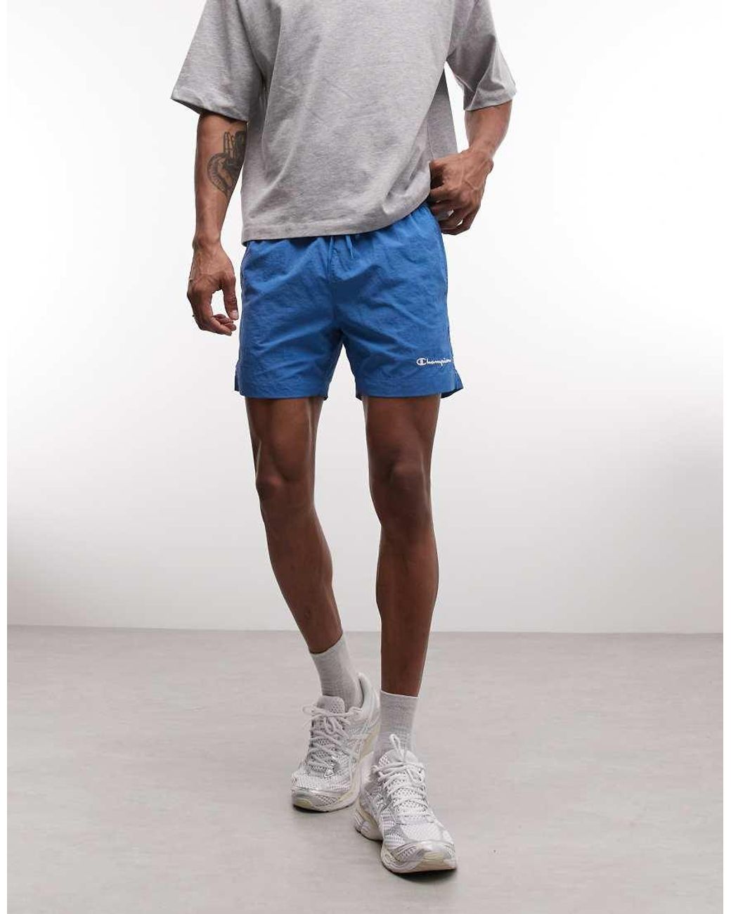 Champion Blue Swim Shorts for men