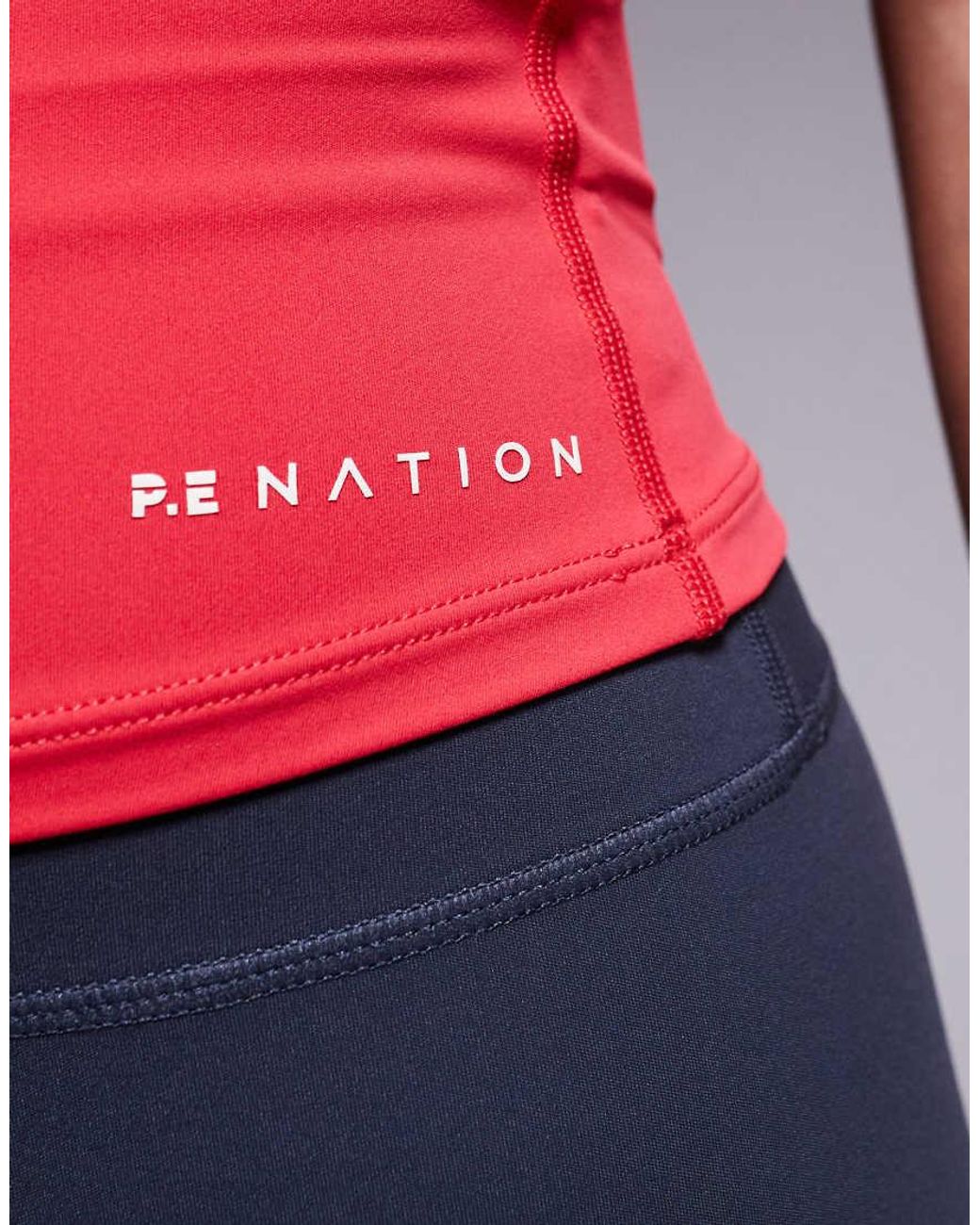 P.E Nation Red Foundation Ss Tee