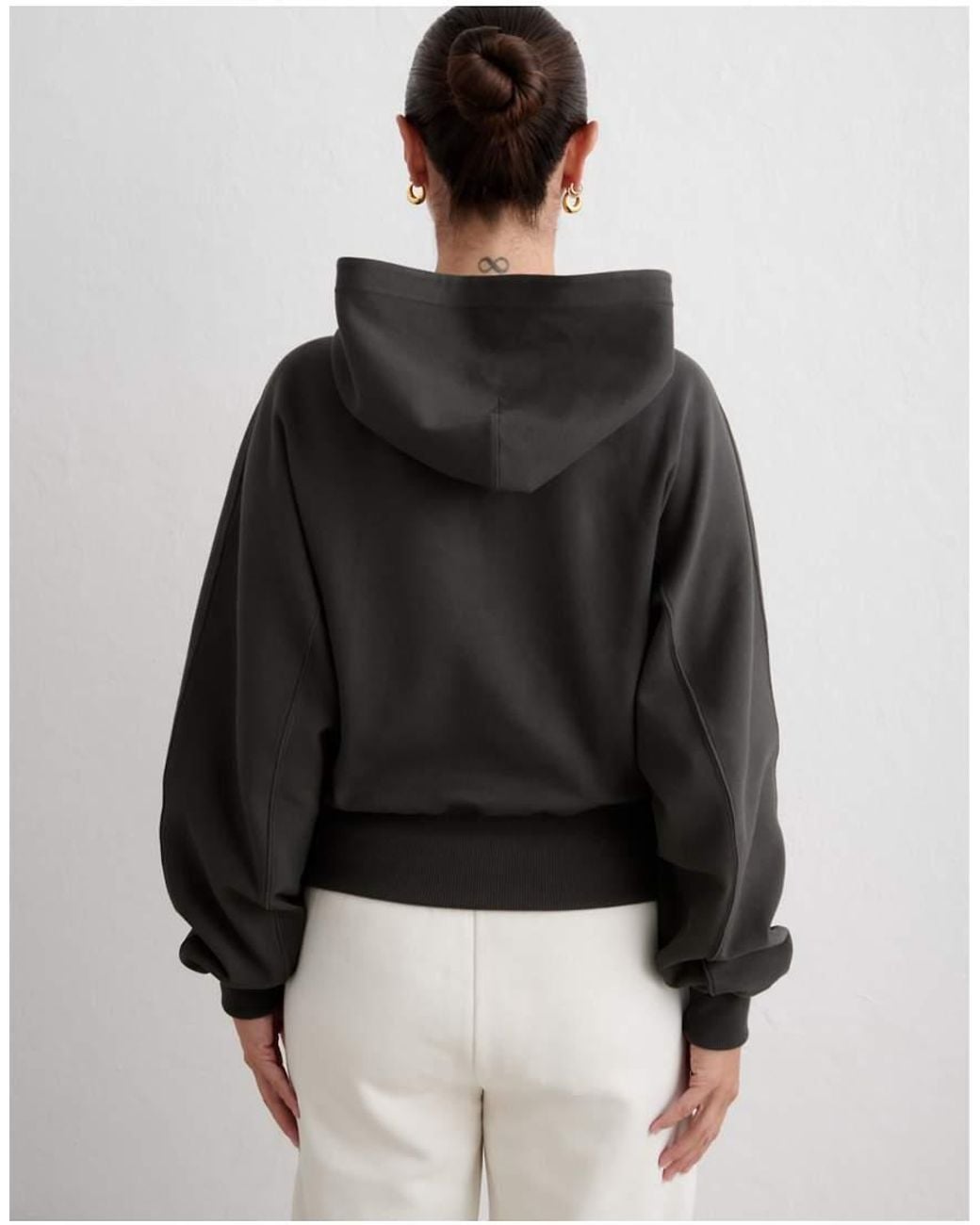 Aim'n Black Dark Ivy Sportif Half Zip Hood