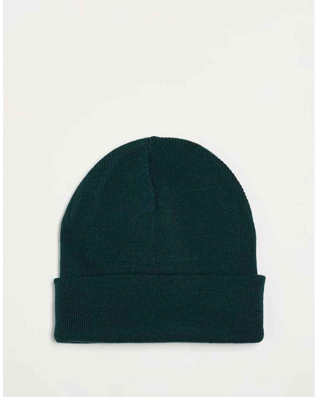 Adidas Originals Green Beanie With Trefoil