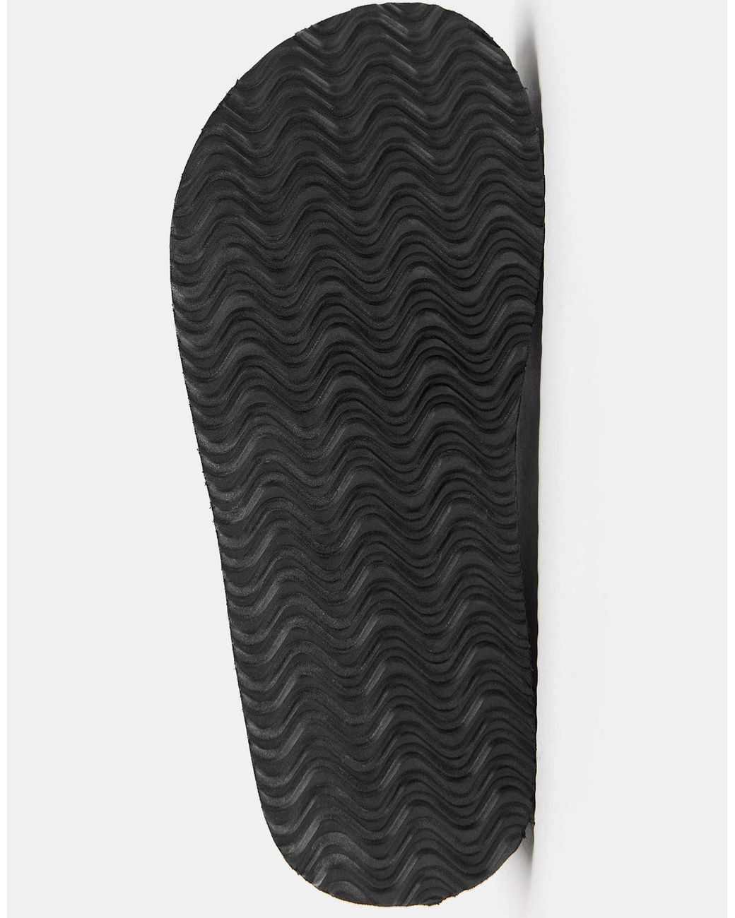 Pull&Bear Black – stehensteg-sandalen