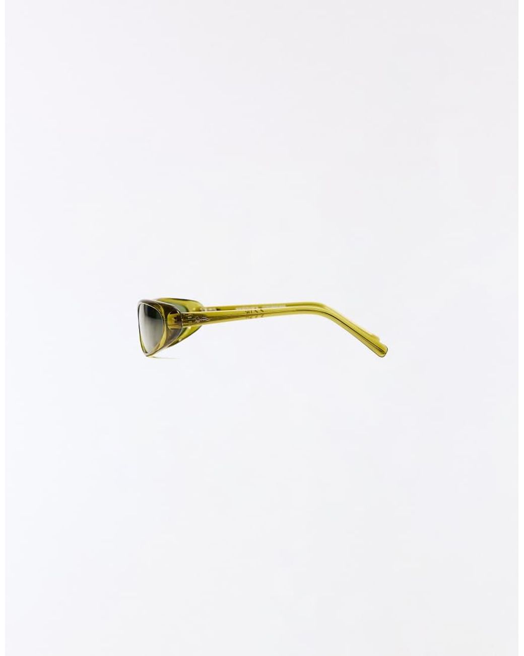 Bershka Black Oval Sunglasses for men