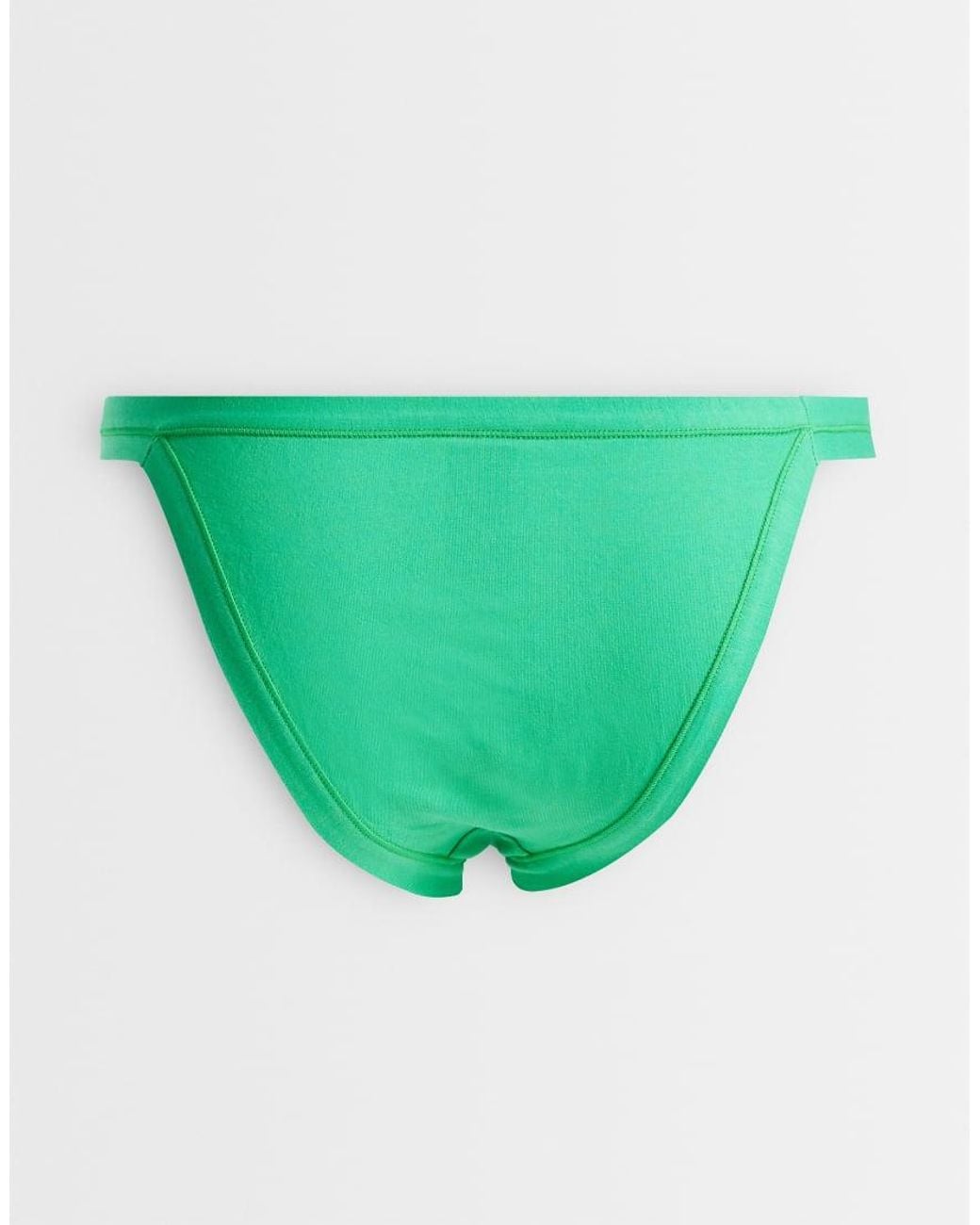 ASOS Green 3 Pack 90's Tanga Brazilian Briefs