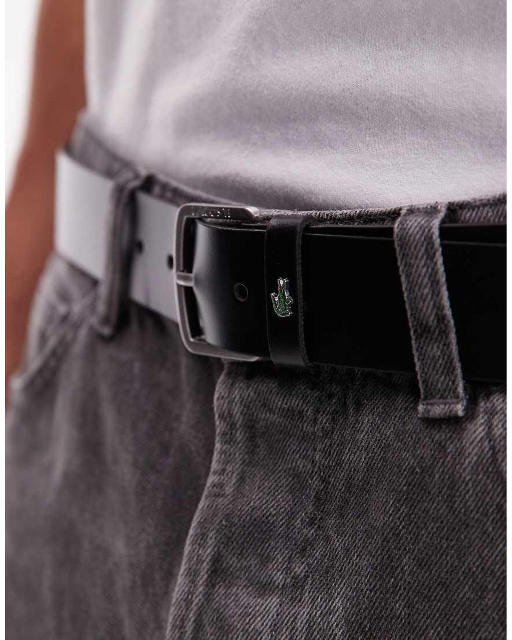 Lacoste Riem in het Gray voor heren