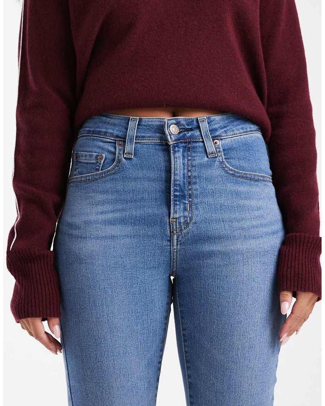 Levi's Blue 725 Bootcut High Rise Jeans