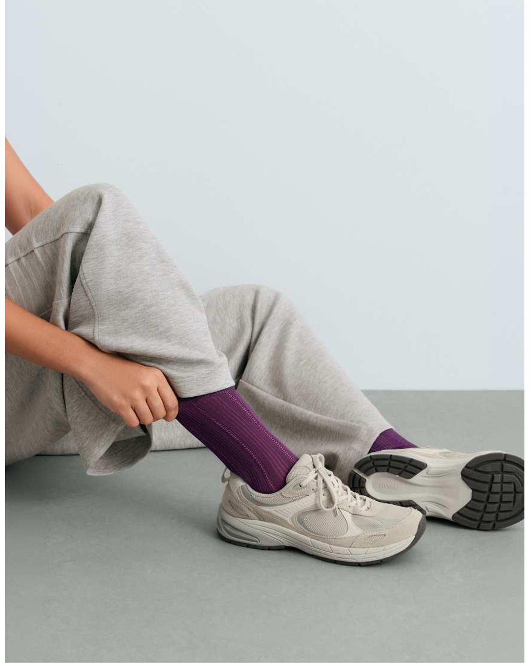 Oysho White 3 Pairs Of Viscose Blend Classic Openwork Socks