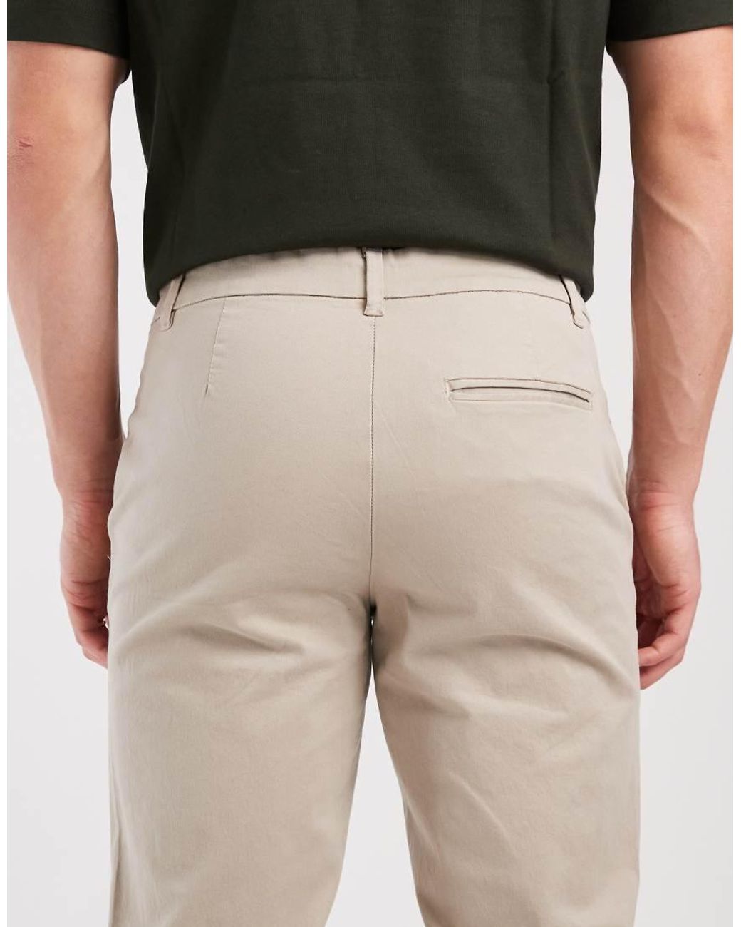 New Look Natural Slim Fit Chinos for men