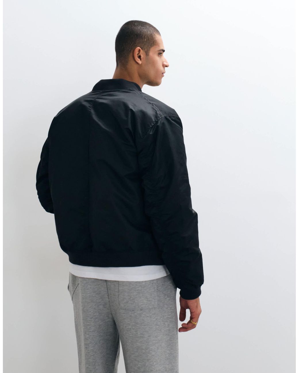 ASOS – e bomberjacke in Blue für Herren