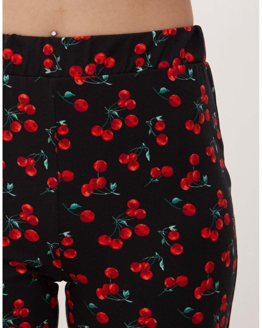 Noisy May Black Flare Trouser