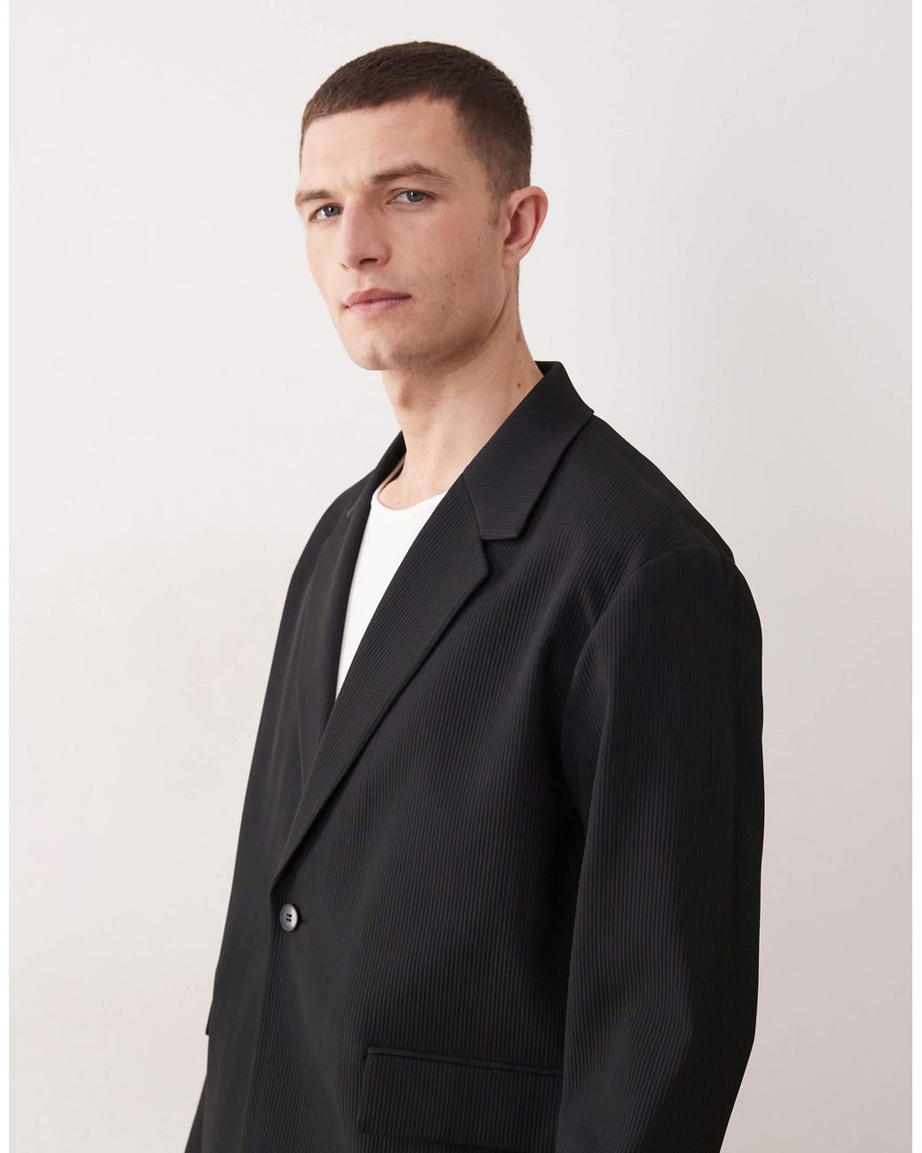 Veste ASOS pour homme en coloris Black