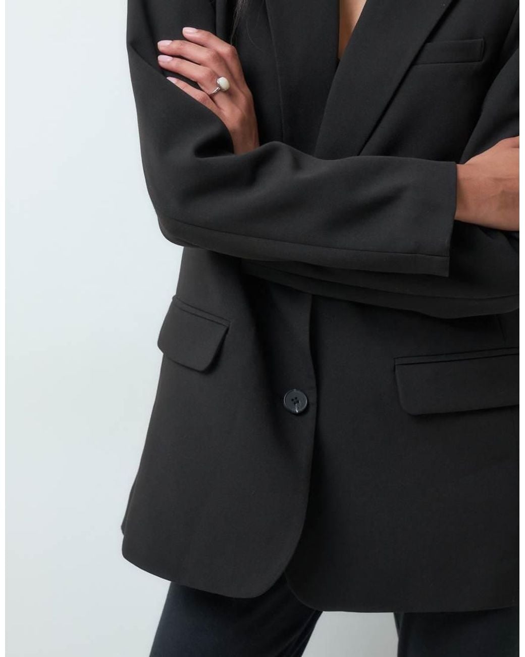 Jdy Black Tailored Blazer Set