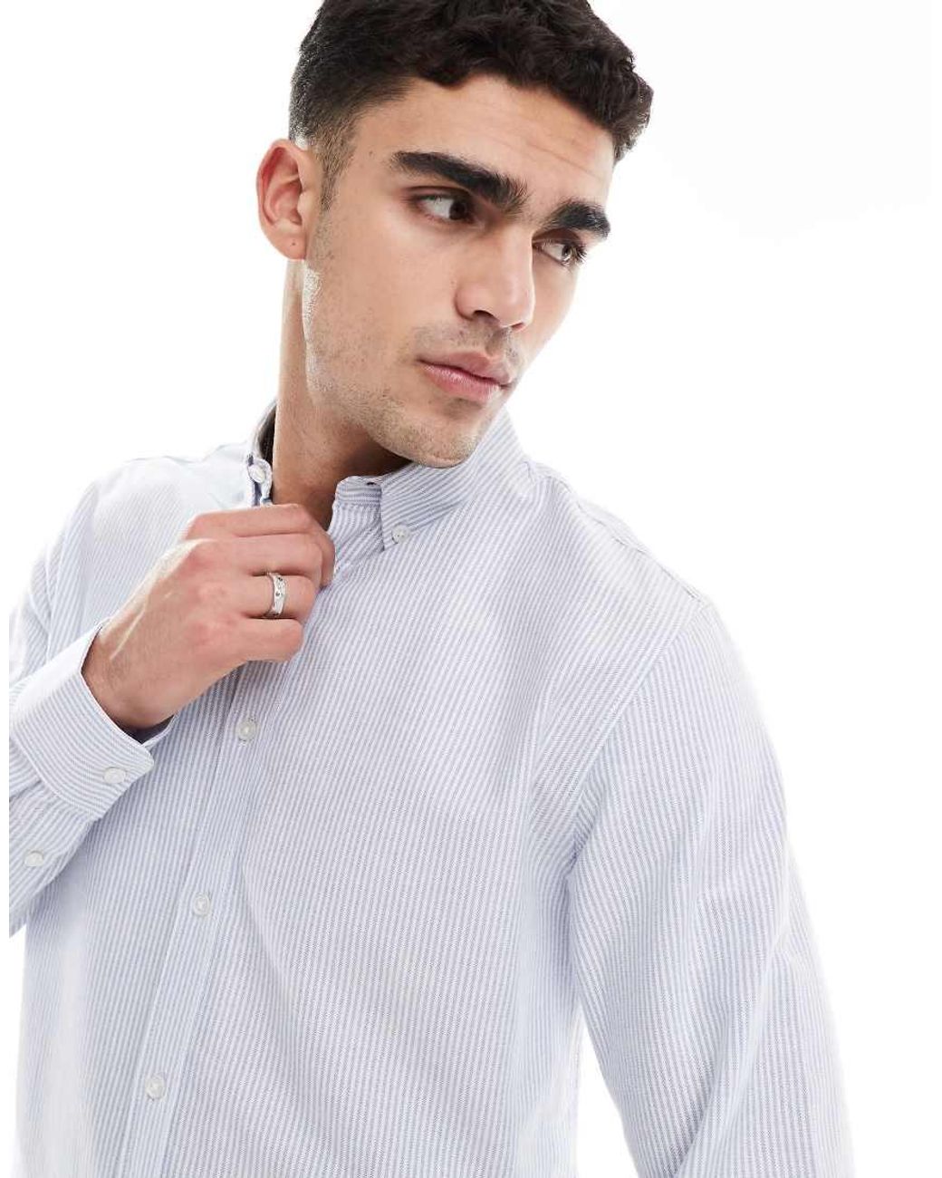 JJ Rebel White Oxford Shirt for men