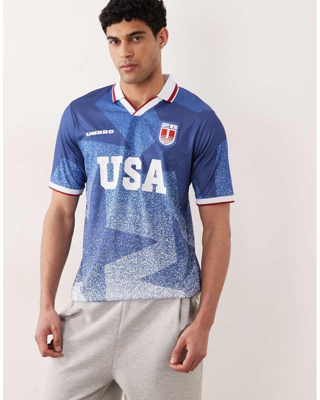 Umbro Blue Usa Jersey for men