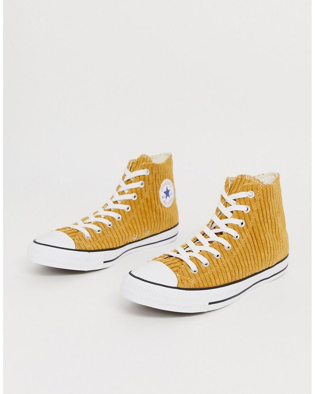 converse trainers gold