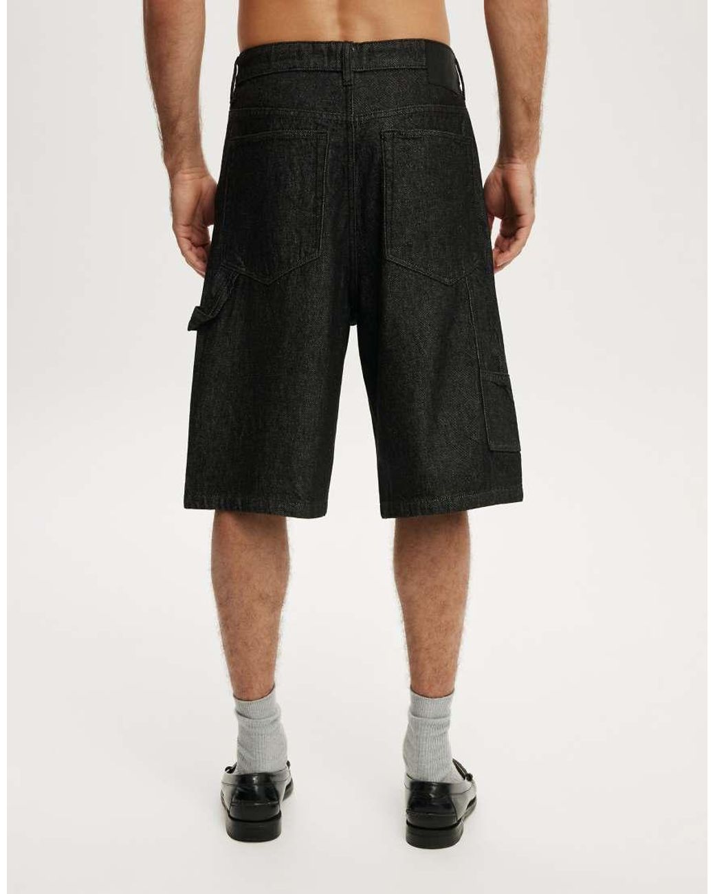 Cotton On White Super Baggy Jort for men