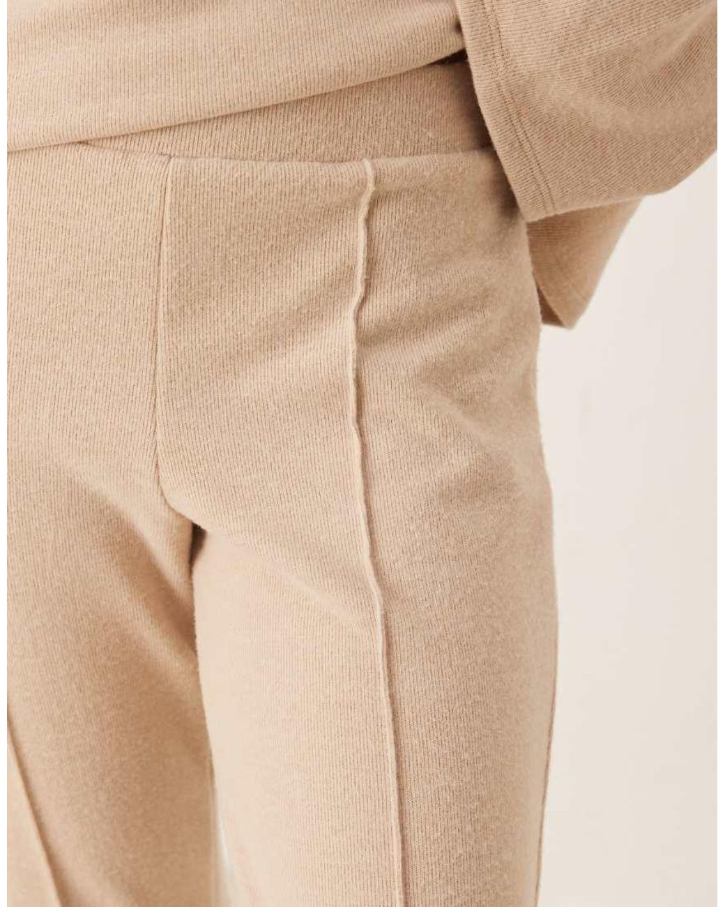 ASOS Natural Supersoft Flare Trouser
