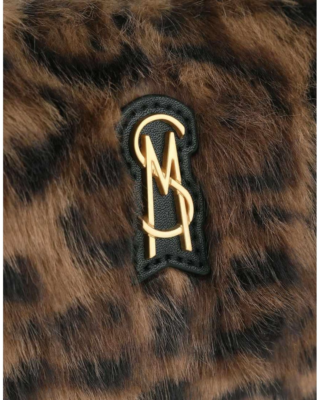 Steve Madden Brown Fluffy Bag Leopard Print Cross Body