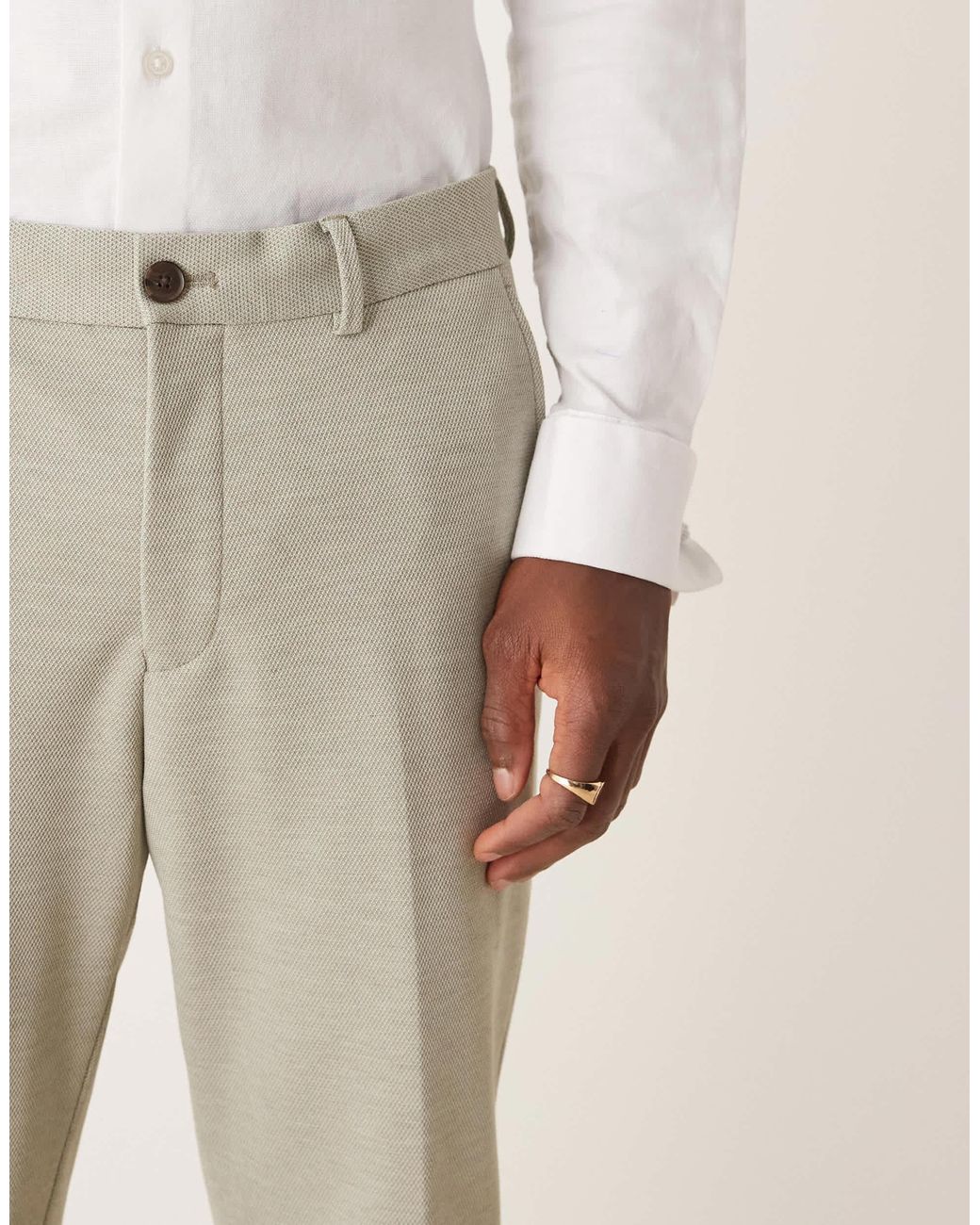 SELECTED – aitor – hose in Natural für Herren