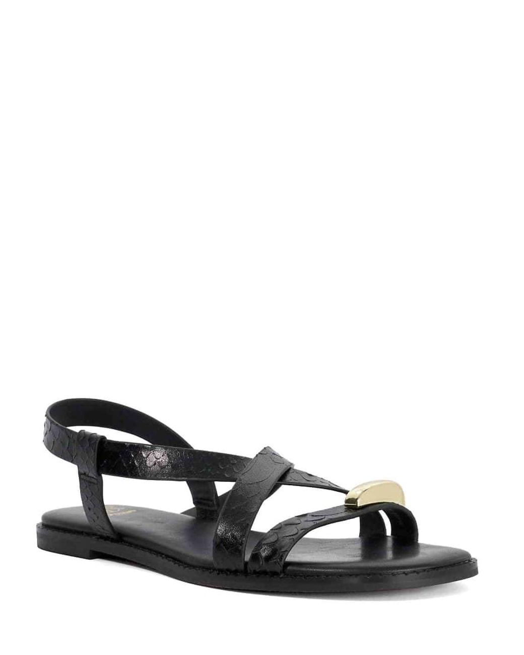 Dune Black Lite Casual Sandals