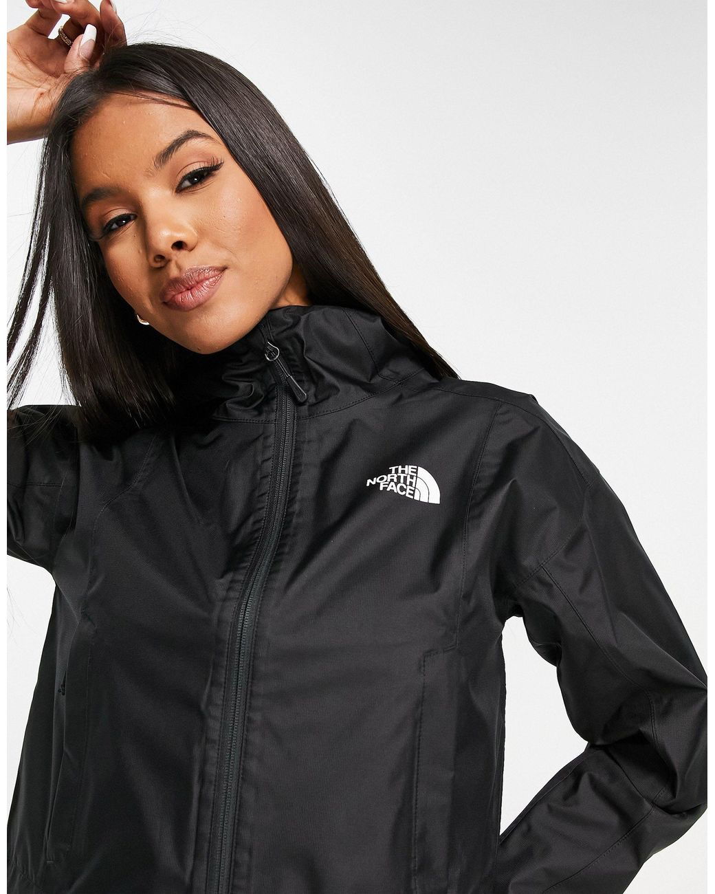 The North Face Quest Cropped Jacket in Blue | Lyst
