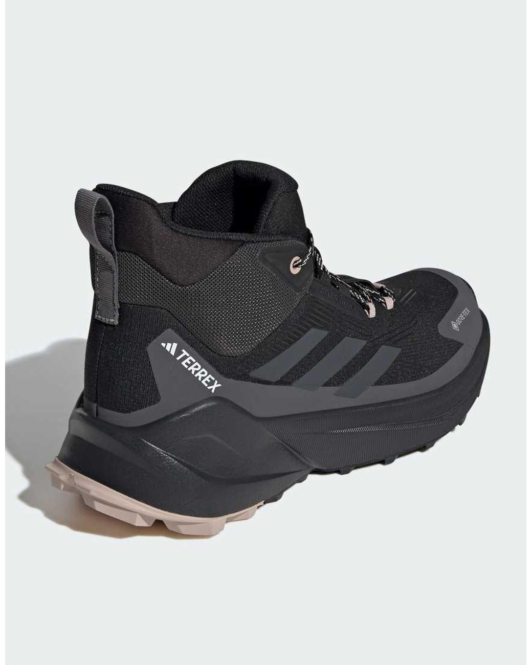 Adidas Originals Black Terrex Trailmaker 2.0 Mid Gore-Tex Hiking Shoes
